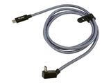 Equip Kabel USB-C 3.0 -> C wink. St/St 1.00m 5A 4K/60Hz sw