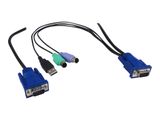 Inter-Tech IPC 19" LCD KVM AS-9100 ULS, VGA 1 Port