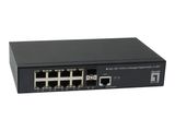 LevelOne Switch 8x GE GEL-1061 2xGSFP 19"