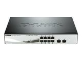 Switch 280mm D-Link DGS-1210-08P 2*SFP/ 8*GE PoE retail