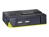 LevelOne KVM Switch 2x VGA/USB KVM-0222 Black Edition