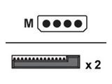 Supermicro 300MM SATA POWER CABLE (1 TO 2 SATA)