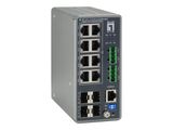 LevelOne Switch 8x GE IGP-1271 4xGSFP 240W 8xPoE+