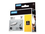 DYMO Rhino Heißschrumpfschlauch 9mmx1.5m schwarz->weiß