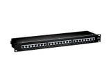 Equip Patchpanel 24x RJ45 Cat6 19" FTP 1HE Premium schwarz