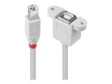 LINDY USB 2.0 Verlängerung Typ B/B M/F 1m