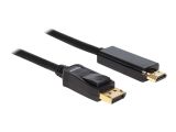 DELOCK Displayport Kabel DP -> HDMI St/St 2.00m schwarz