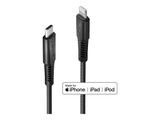 LINDY 2m verstärktes USB Typ C an Lightning Ladekabel