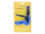 DELOCK Kabelbinderzange für 2,4-4,8mm blau/schwarz