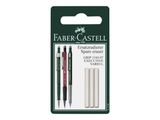 FABER-CASTELL Ersatzradierer DBS Grip 1345/1347 BK 3x