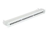 DELOCK 19" Patchpanel 24-Port Cat6A geschirmt grau