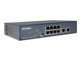 DIGITUS Switch 8-Port 10/100 120W PoE Unmanaged schwarz