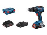 Bosch Akku-Schlagbohrschrauber GSB 18V-55 2x4.0Ah 18V