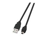 EFB USB2.0 Kabel A-Mini B (5polig),St.-St.,0.5m,sw,Classic