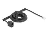 Delock Telefonkabel/Spiralkabel RJ11 St. zu RJ45 Bu. 10m