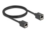 DELOCK Verlängerungsk. Kupplung RJ45 BU/RJ45 BU S/FTP 1m