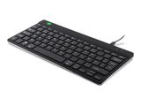 R-Go Tastatur Compact Break BE-Layout schwarz