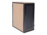 EFB Serverschrank 26HE/600/1000mm,gedmmt,Holzdesign Buche