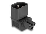 DELOCK Netzadapter IEC 60320 - C14 auf C5, Stecker / Buchse