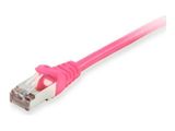 Equip Patchkabel Cat6 S/FTP 2xRJ45 1.50m pink LSZH Polybeutel