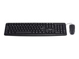 Equip Kabelgebundene Kombi Keyboard+Mouse, schwarz, spanisch