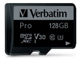 SD MicroSD Card 128GB Verbatim SDHC Pro Class 10 + Adapter retail