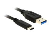 DELOCK USB3.1 Kabel C -> A St/St 1.00m schwarz