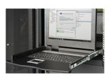 DIGITUS Modulare Konsole 17"TFT,8-Port CAT5 KVM&Touchpad,