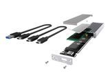IcyBox Externes Type-C Gehäuse für M.2 NVMe SSD