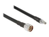 DELOCK HF Kabel RP-SMA -> N St/St 3.00m low loss