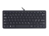 R-Go Tastatur Compact Nordic-Layout schwarz