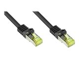 Good Connections Patchkabel m. Cat.7 Rohk. schwarz 1m