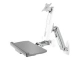 Wandhalterung IcyBox 24" 61cm Tastatur und Mausablage