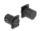 DELOCK D-Typ Modul USB 5 Gbps Typ-A Buchse zu Buchse 90° gew
