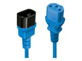 LINDY IEC-Netzverlängerung C14 - C13 blau 0.5m