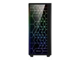 Sharkoon Gehäuse RGB LIT 100 ATX 1xGlas schwarz