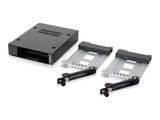 We-Ra. IcyDock 2x6,3cm SATAI-III/SAS HDD&SSD in 1x3,5" Metal