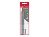 FABER-CASTELL Bleistift Grip 2001 HB 3x +Radierer BK