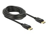 DELOCK Displayport Kabel DP -> DP St/St 5.00m schwarz 4K