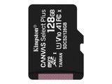 SD MicroSD Card 128GB Kingston SDXC Canvas+ (Class10) o.Ad retail