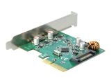 DELOCK PCI Express x4 Karte zu 2 x extern USB 10 Gbps Type-C