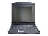 DIGITUS Modulare Konsole 17"TFT,16-Port KVM&Touchpad,UK-Engl