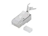 DIGITUS Modularstecker für Rundkabel, CAT 6A, geschirmt