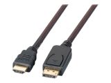 EFB DisplayPort/HDMI Kabel FullHD A-A St-St, 2m, schwarz