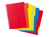 Herlitz Register 6tlg A4 Manilakarton int.farb. 1er Packung