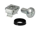 Equip M6 Käfigmuttern- & Schraubensatz 4Stk silber