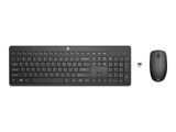 HP Tastatur 235 Tastatur/Maus-Set Kabellos wie 1Y4D0AA#ABD