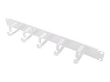 Logilink Kabelführungspanel 19" 1HE, 5 Stahlbügel, grau