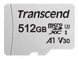 SD microSD Card 512GB Transcend SDXC USD300S-A w/Adapter