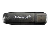 USB-Stick 16GB Intenso 2.0 Rainbow Line schwarz